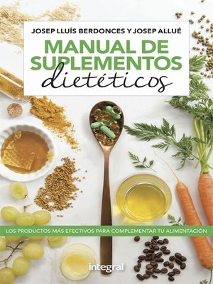 cover image of Manual de suplementos dietéticos